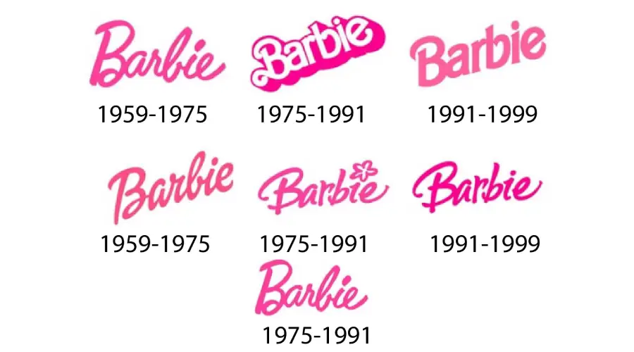 Barbie Logo History