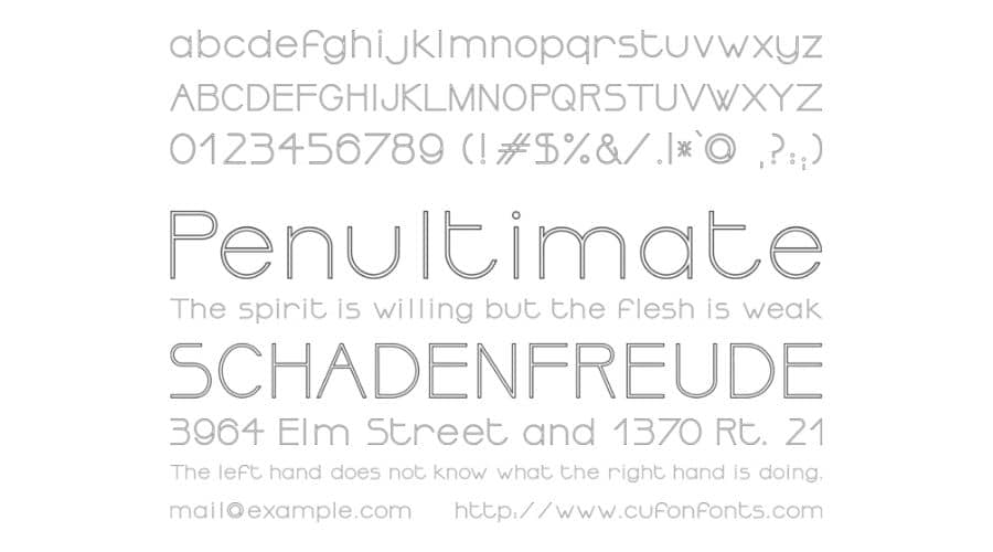 Ormont Sans Font View