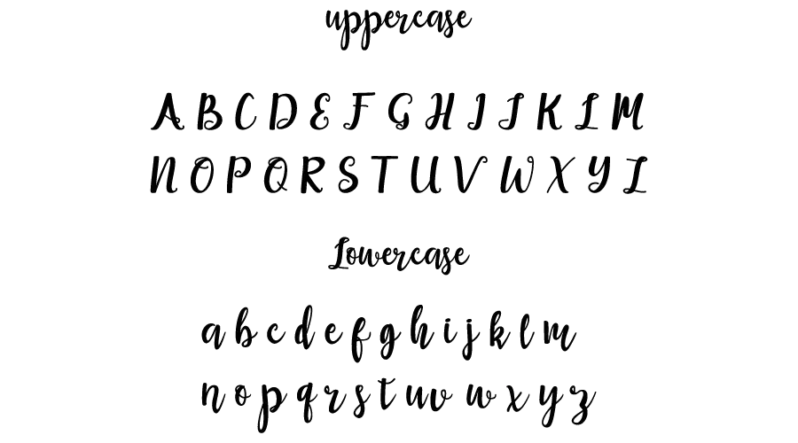 Maisha Font Character