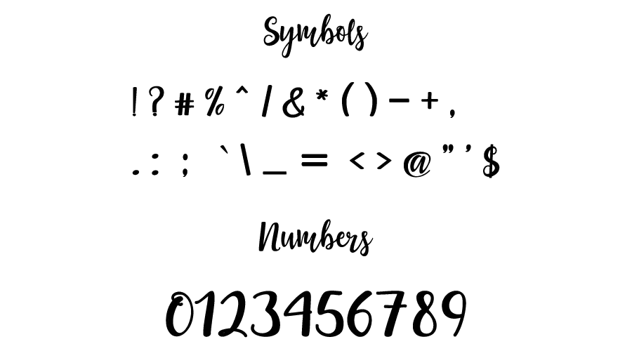 Maisha Font Symbols
