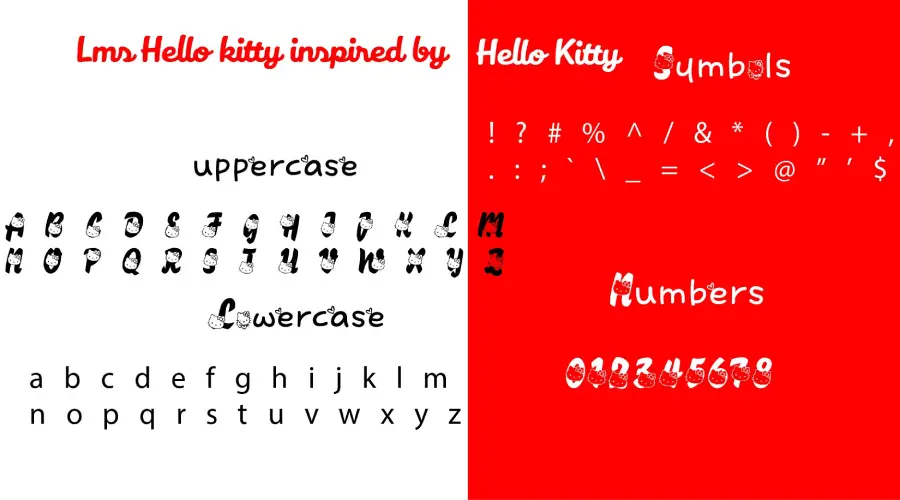 Lms Hello Kitty Hello Inspired by Hello Kitty Font