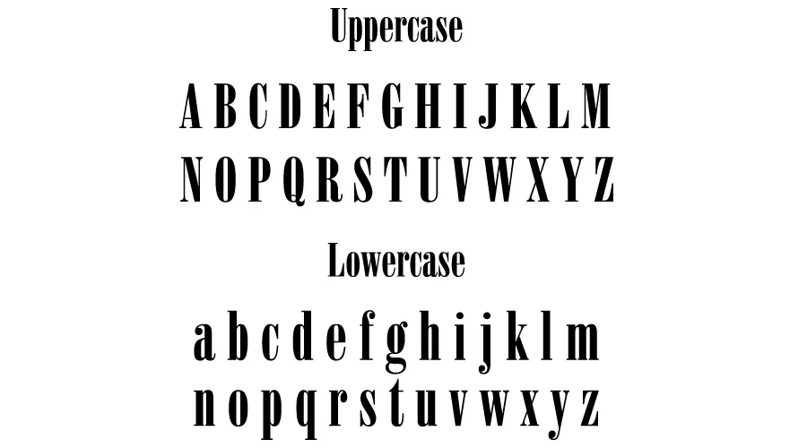 Mamma Mia Font Character map