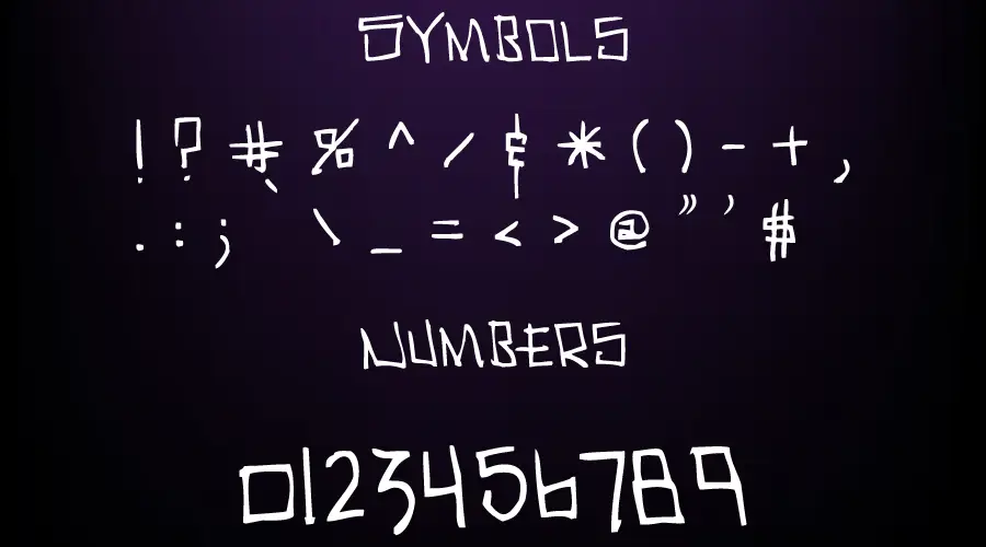 Cholo-Font-Symbols
