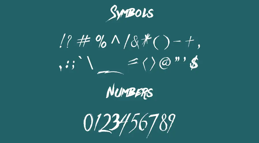 Bad Bunny Font Symbols