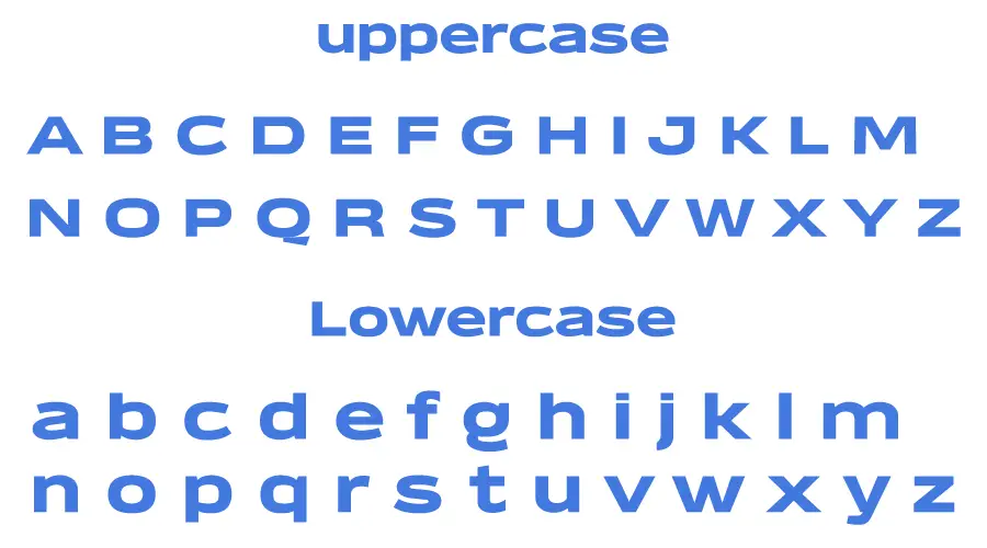 Belgro Font Character