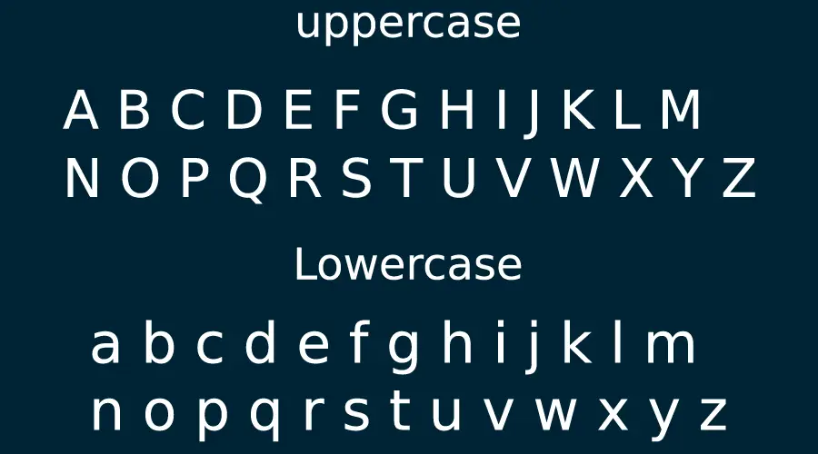 DejaVu Sans Font Character
