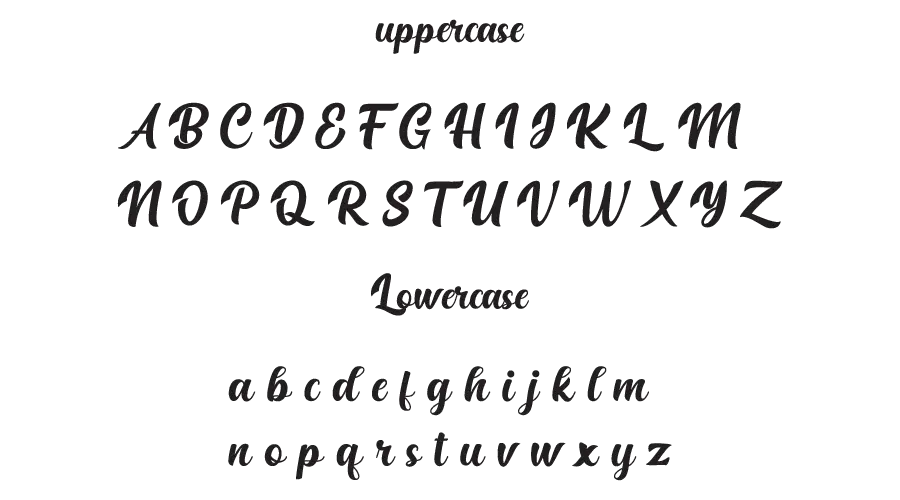Hamburg Font Character