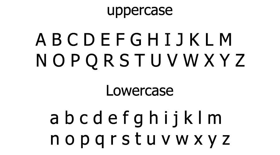 Tahoma Font Character