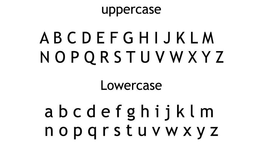 Trebuchet MS Font Character