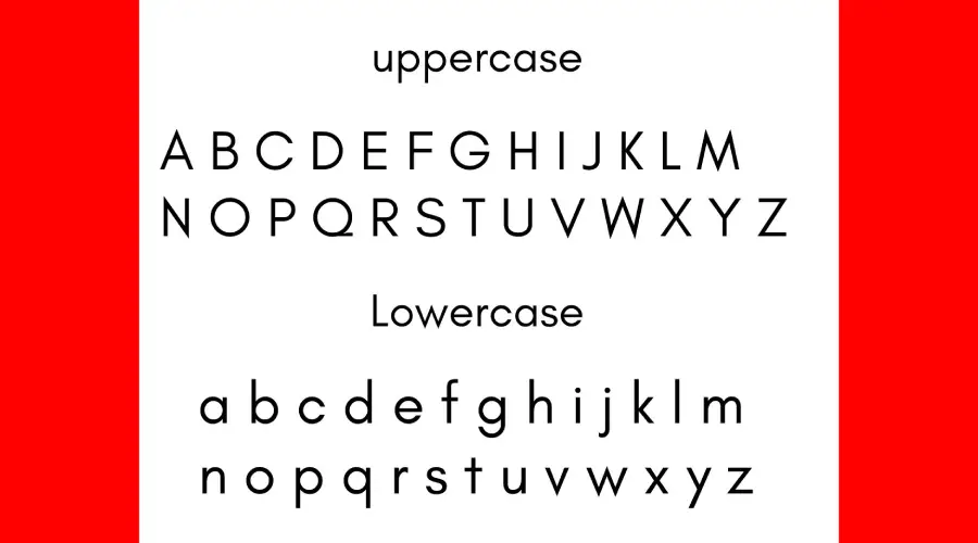 Glacial Indifference font character map