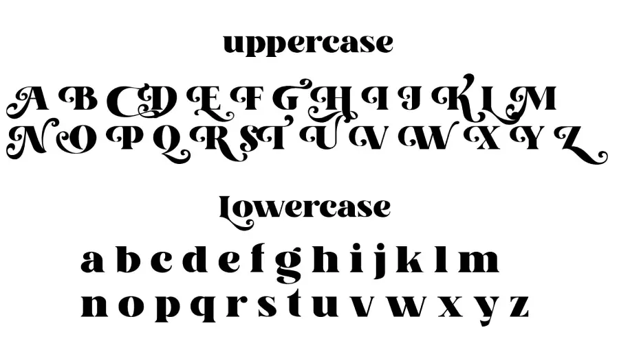 Kaoly Font Characters