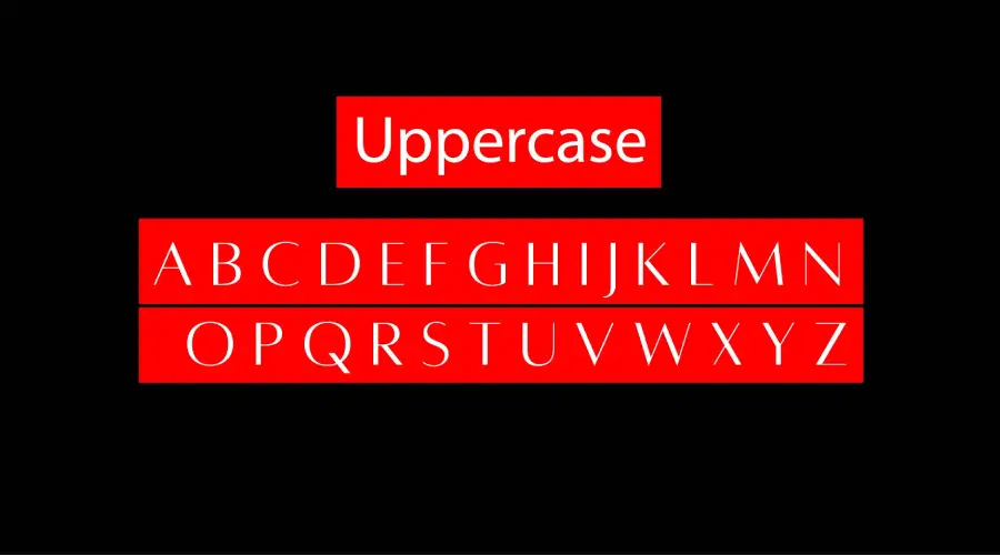 Alita Font All Cap Characters