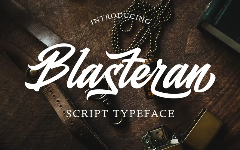 Blasteran Font Typeface