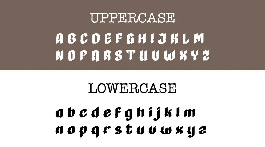 Xikas Font Characters View