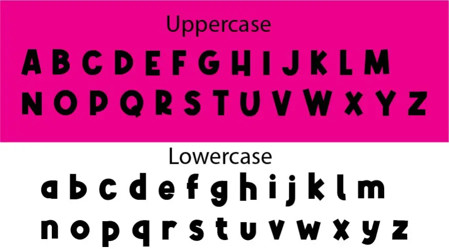 Alphakind Font Characters View